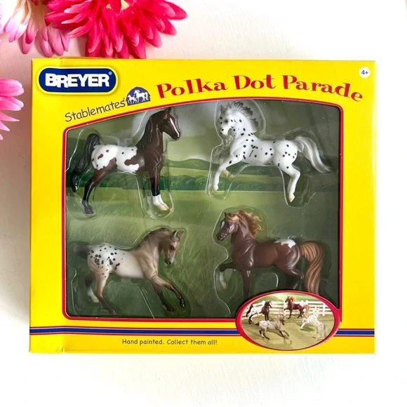 NEW Breyer Stablemates Polka Dot Parade Horse Figures Collectible Toy Set # 5979 - Picture 1 of 15